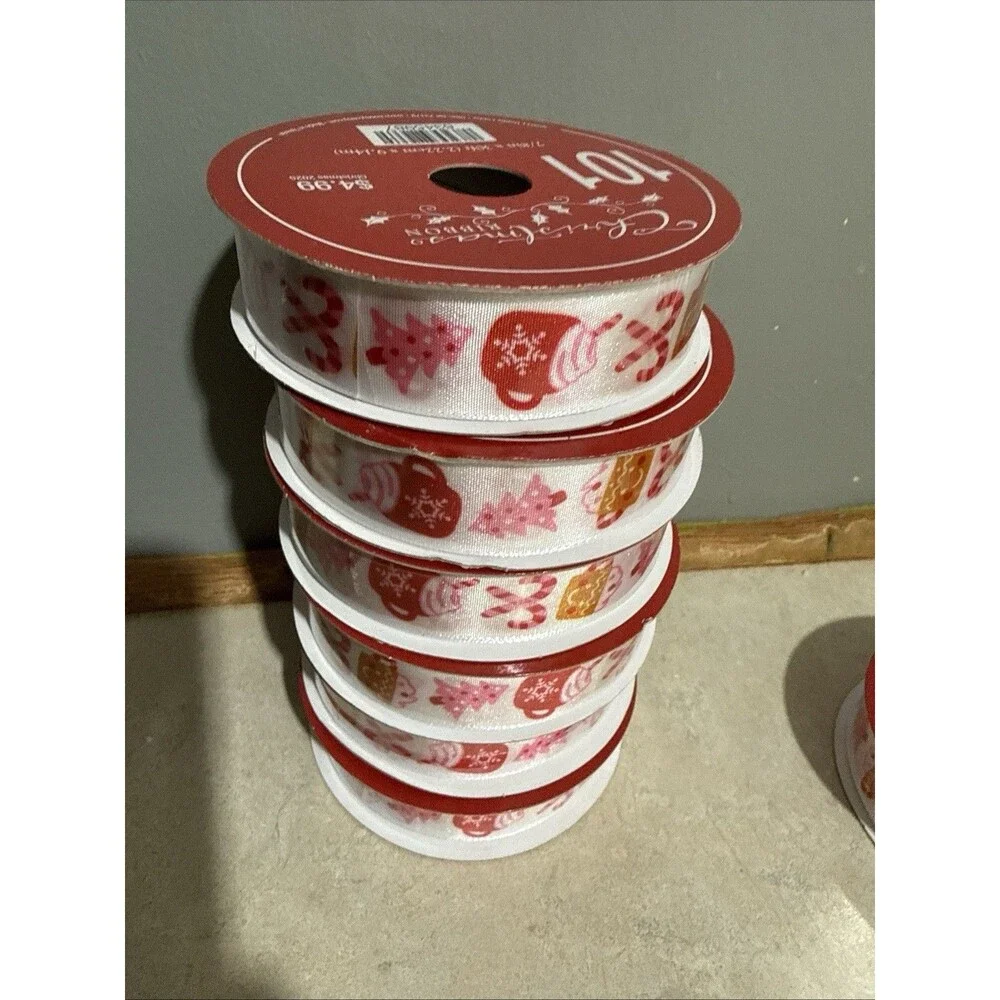 Christmas Ribbon Bundle (9 jumbo rolls) - Picture 9 of 9